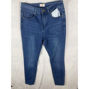 Giselle V Denim Jeans Womens Size 7 Blue High‎ Rise Skinny Stretchy Casual Pants